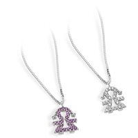 Collana Ambrosia Donna in Oro bianco Zircone AGZ261 - AGZ261